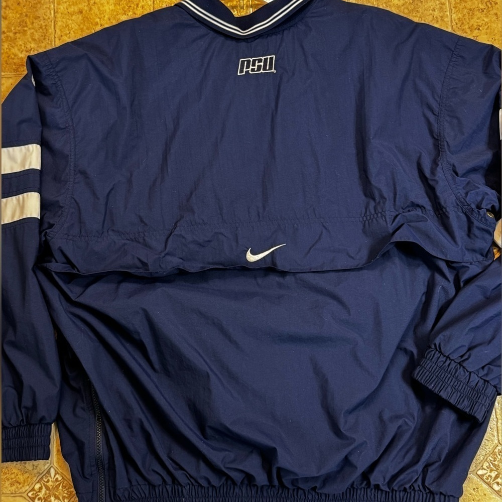 VTG 90s Nike NCAA Penn State Nittany Lions 1/4 Zip Pullover Jacket Adult XL - Picture 12 of 14